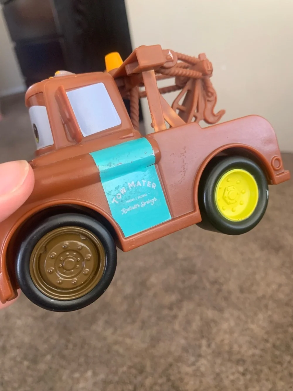 Disney/Pixar Cars Tow Mater Tracks Talking Vehicle Toy Mattel 2020